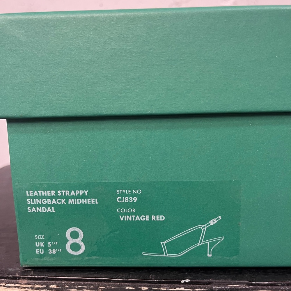 NIB J.Crew Krista sling back kitten heel 8 - Picture 9 of 9